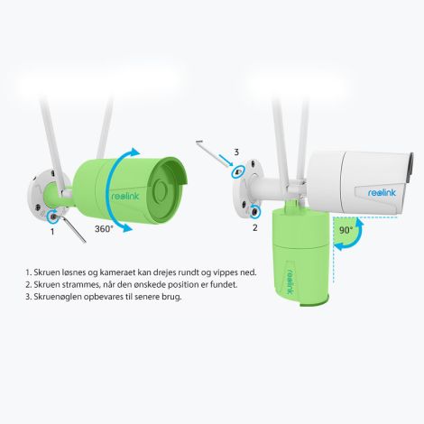 Reolink RLC-410W udendørs Wi-Fi kamera 4 MP