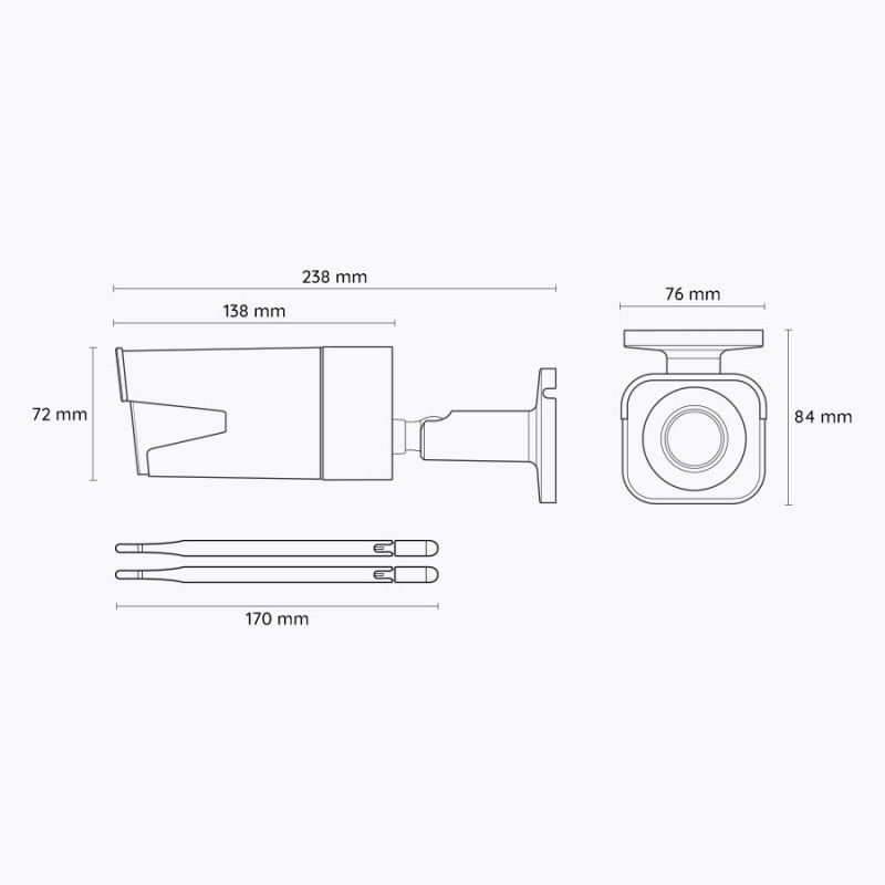 Reolink RLC-811WA udendørs Wi-Fi kam. 8 MP & 5x zoom