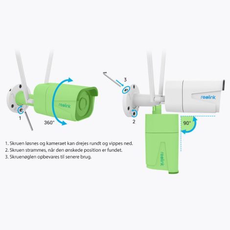 Reolink RLC-811WA udendørs Wi-Fi kam. 8 MP & 5x zoom