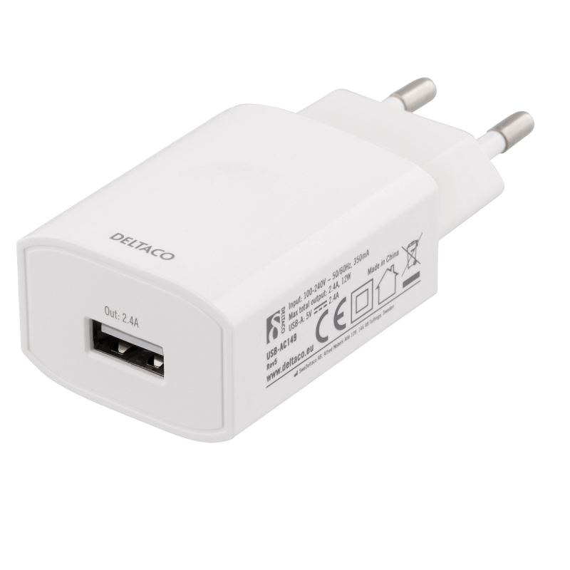 USB lader til smartphones, tablets og timelapse kameraer
