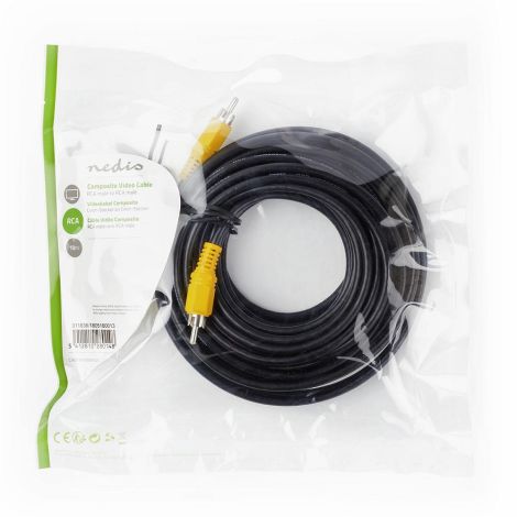 Videokabel med RCA-stik 10 m