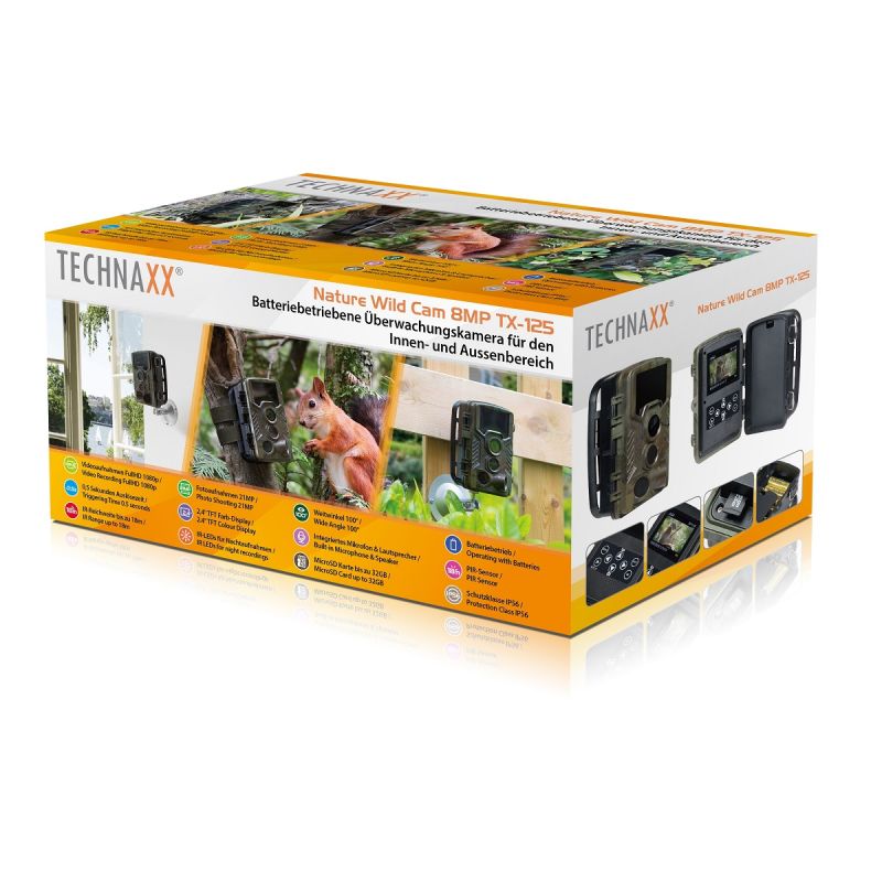 Technaxx TX-125 vildtkamera 21 MP foto og full HD video