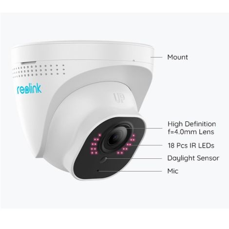 Reolink D800 4K dome kamera PoE