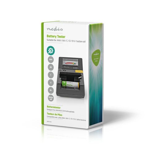 Batteritester til 6 forskellige batteri-typer