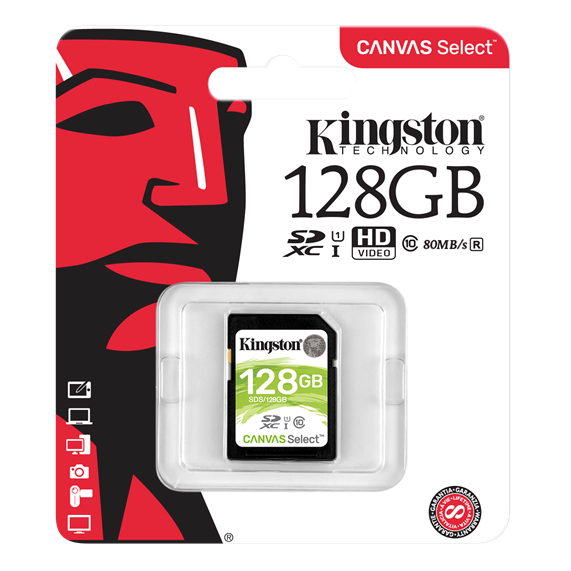 Billede af SD kort 128 GB class 10