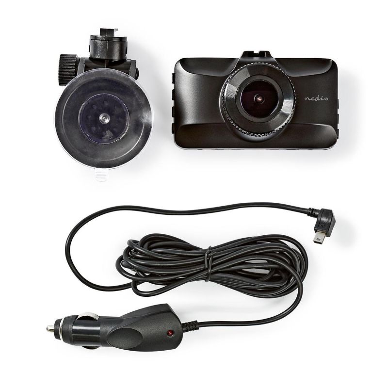 Nedis dashcam Full HD 1080p og 120 graders vidvinkel