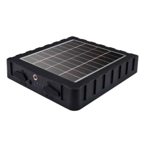 Hunter solcellepanel med lithiumbatteri til vildtkamera