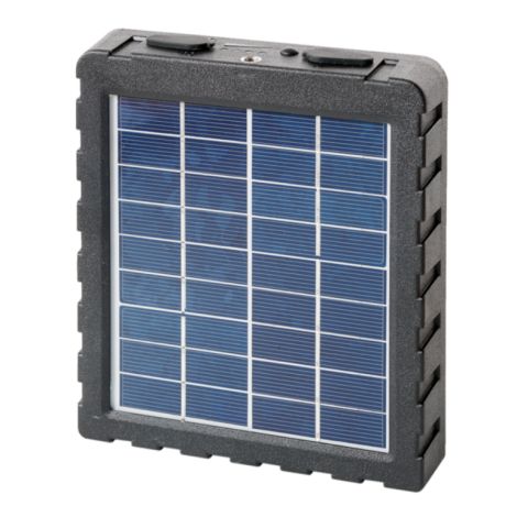 Hunter solcellepanel med lithiumbatteri til vildtkamera