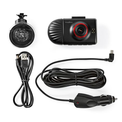 Dash cam med dobbeltkamera og Wide Quad HD 1440 p