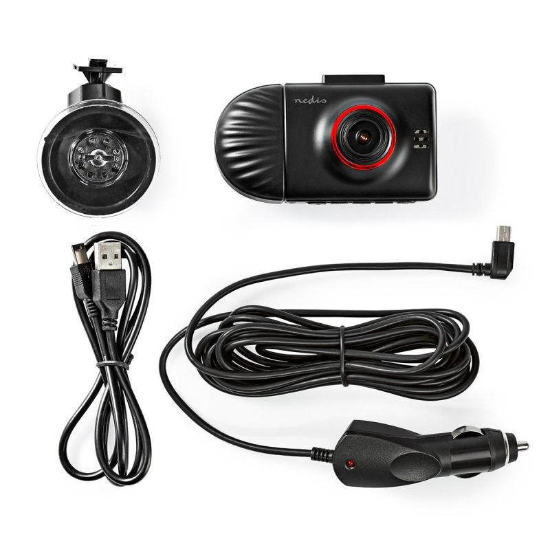 Dash cam med dobbeltkamera og Wide Quad HD 1440 p