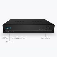 Reolink NVR harddiskoptager til 16 kameraer, inkl. 4 TB hdd