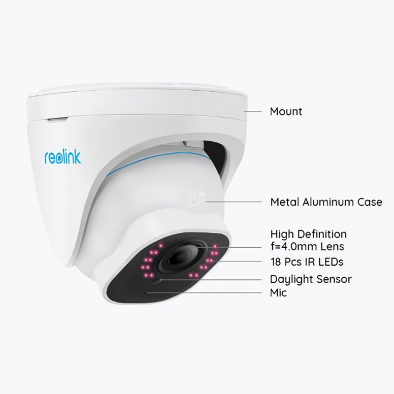 Reolink RLC-520A PoE IP-kamera med genkendelse af personer