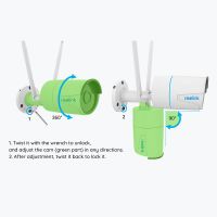 Reolink RLC-510WA udendørs Wi-Fi kamera med personsensor