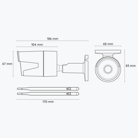Reolink RLC-510WA udendørs Wi-Fi kamera med personsensor