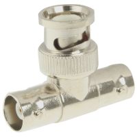 BNC t-stykke adpater 1 BNC han og 2 BNC hun