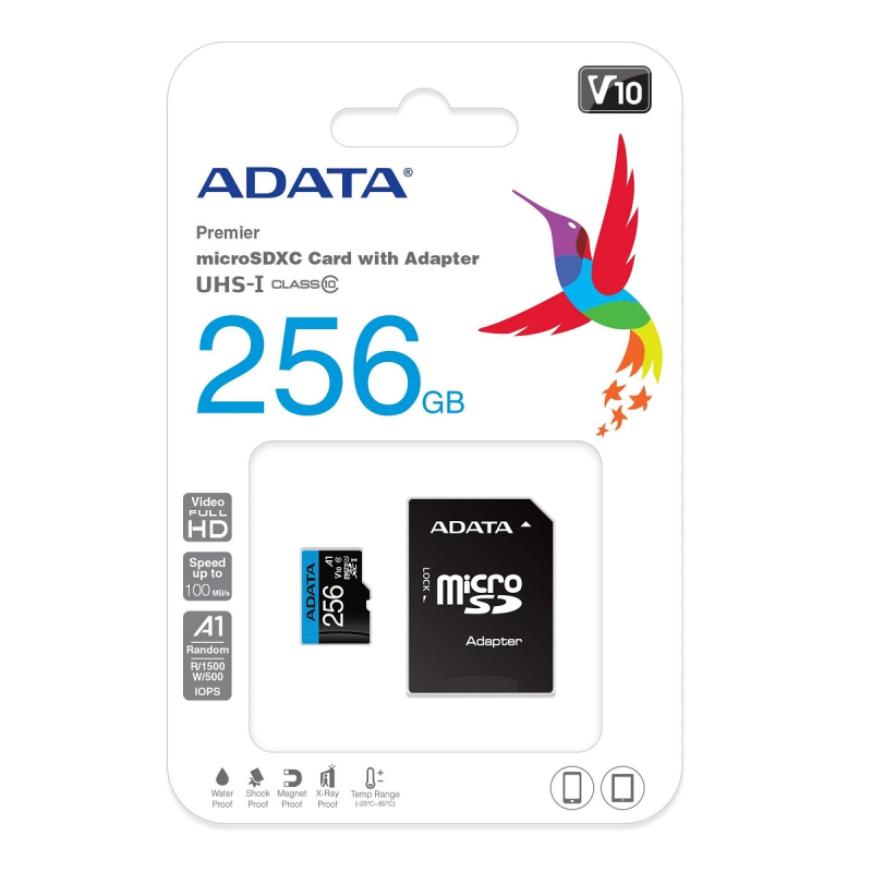 Billede af Micro-SD 256 GB Adata Premier