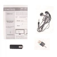 Mini lydoptager med lydaktivering og indbygget afspiller