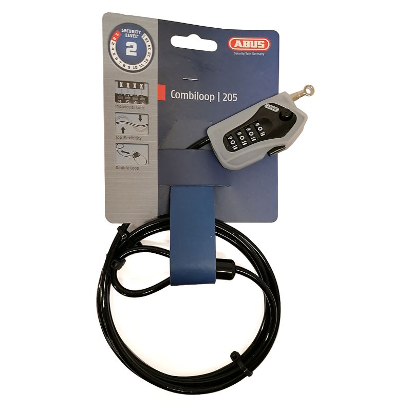 ABUS Combiloop 205  kabellås med kombinationslås til vildtkameraer