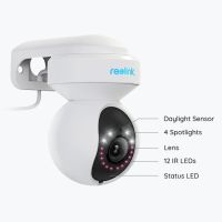 Reolink E1 Outdoor Wi-Fi PTZ kamera med auto follow