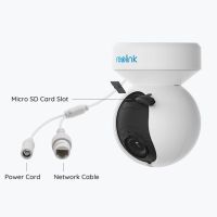 Reolink E1 Outdoor Wi-Fi PTZ kamera med auto follow