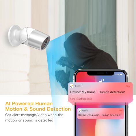 Laxihub O1 Udendørs Wi-Fi Full HD bullet kamera