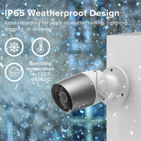 Laxihub O1 Udendørs Wi-Fi Full HD bullet kamera