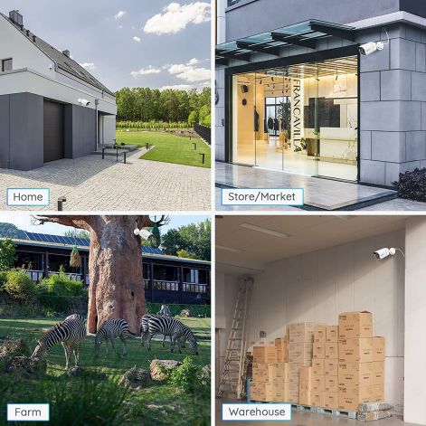 Reolink 4K komplet sæt til overvågning med 8 PoE kameraer og NVR