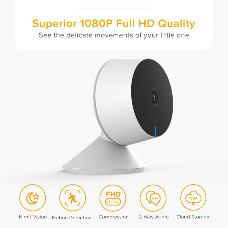 Laxihub M1 indendørs Wi-Fi kamera