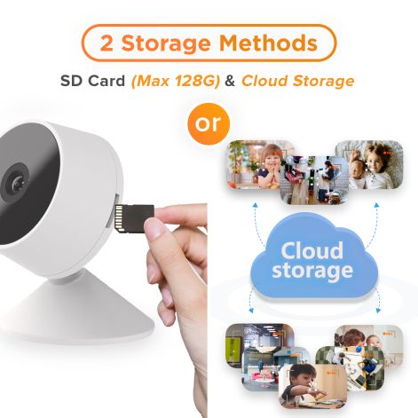 Laxihub M1 indendørs Wi-Fi kamera