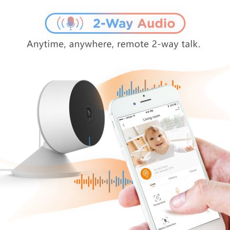 Laxihub M1 indendørs Wi-Fi kamera