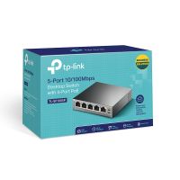 5-Ports netværks-switch med 4 x PoE porte, 100 Mbps TP-Link TL-SF1005P
