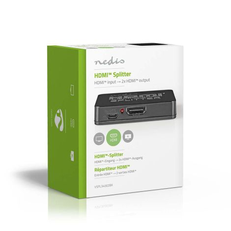 HDMI splitter 1 input og 2 output