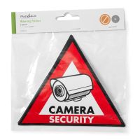 Klistermærke til kameraovervågning trekantet 5 stk. pakke