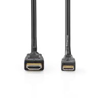 High Speed ​​HDMI ™ kabel med HDMI mini og HDMI standard stik