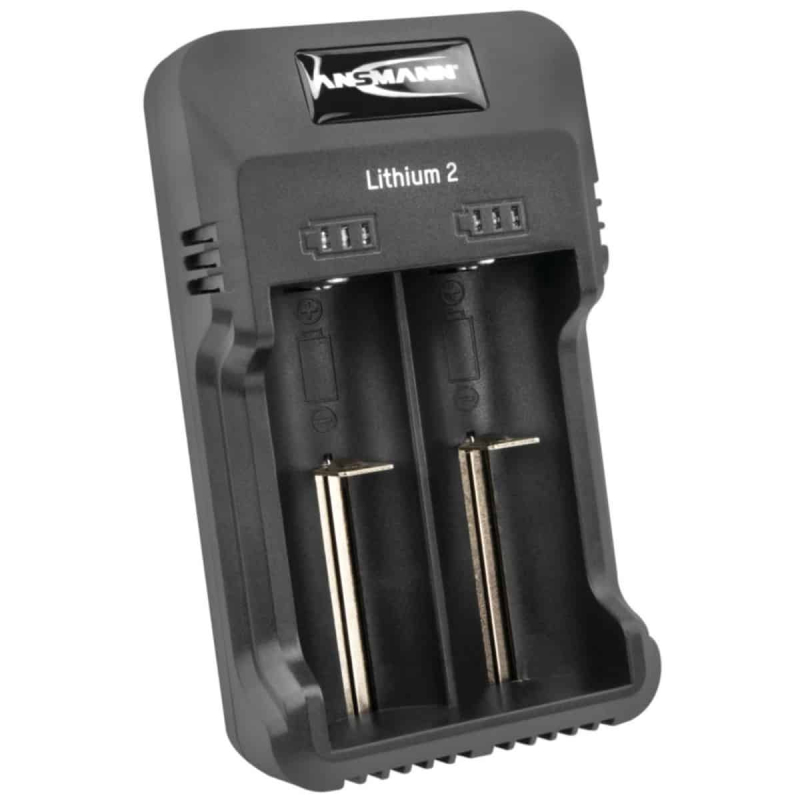 Ansmann Lithium 2 oplader til 18650 Li-ion batterier