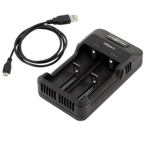 Ansmann Lithium 2 oplader til 18650 Li-ion batterier