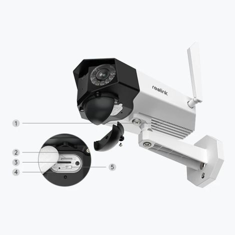 Reolink Duo 2 LTE 4G udendørskamera med dobbeltlinse