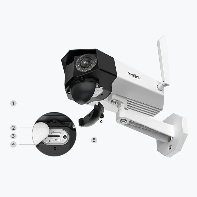 Reolink Duo 2 LTE 4G udendørskamera med dobbeltlinse