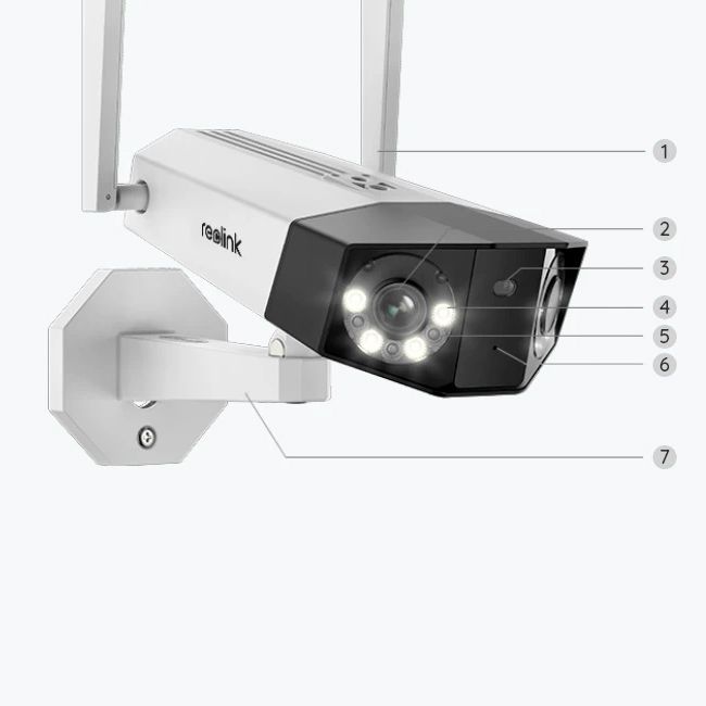 Reolink Duo Wi-Fi med dobbeltlinse