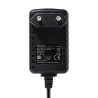 12 volt DC strømforsyning adapter 2 A