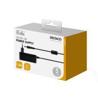 12 volt DC strømforsyning adapter 2 A