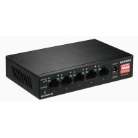 Edimax ES-5104PH V2 netværksswitch m. 5 porte (4 PoE+)