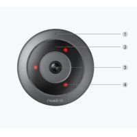 Reolink indendørs 360° fiskeøjekamera 6 MP PoE
