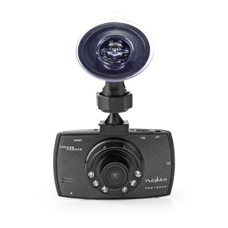 Dash cam med sugekopholder Nedis DCAM11BK