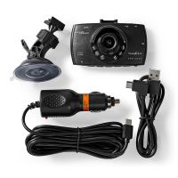 Dash cam med sugekopholder Nedis DCAM11BK