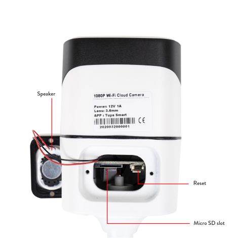 PNI-IP649 Wi-Fi udendørs overvågningskamera til app