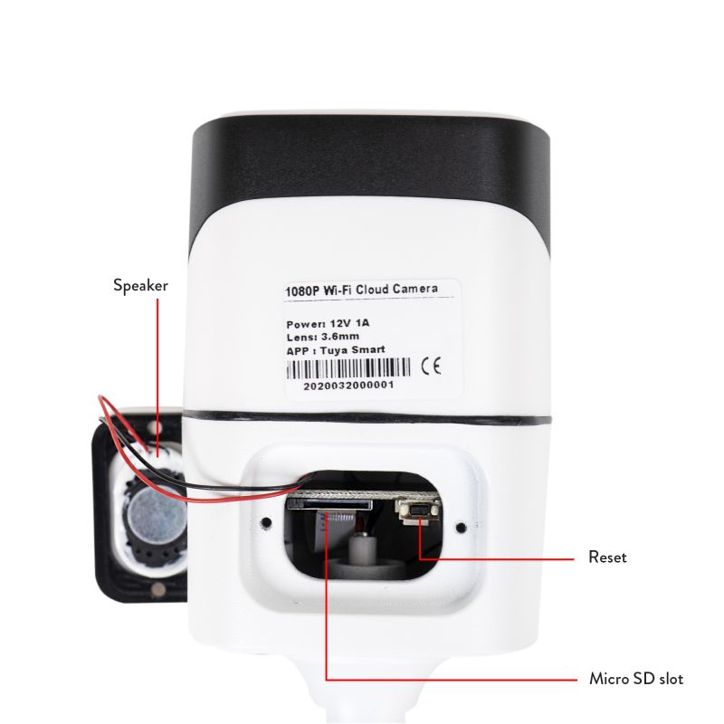 PNI-IP649 Wi-Fi udendørs overvågningskamera til app