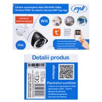 PNI-IP649 Wi-Fi udendørs overvågningskamera til app