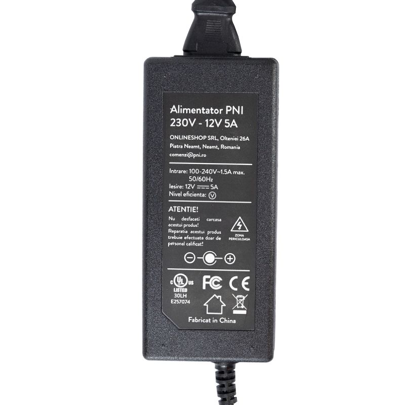 PNI strømforsyning 12 volt 5 A