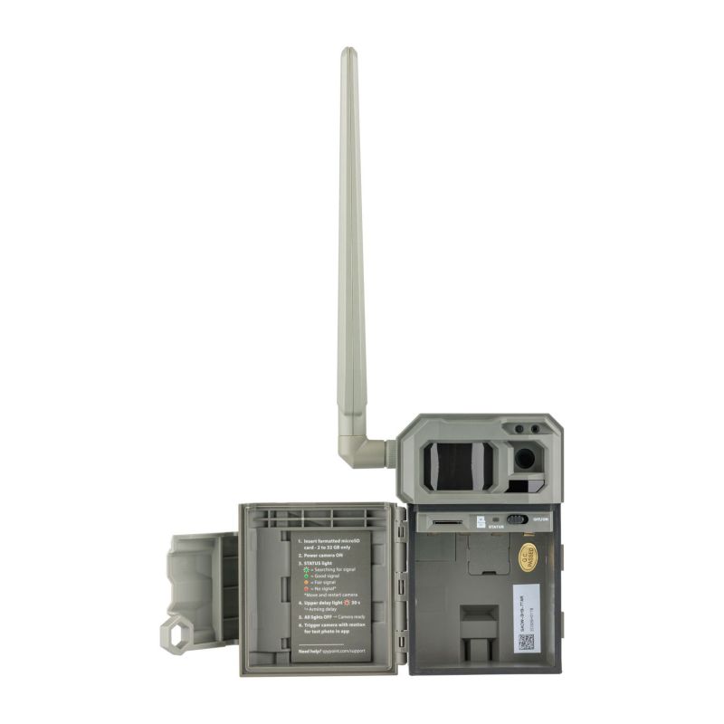 20MP SpyPoint LM2 Vildtkamera: 4G, SIM-kort, 27m nattesyn, hurtig 0,5s reaktionstid, vejrbestandig. Perfekt til overvågning!